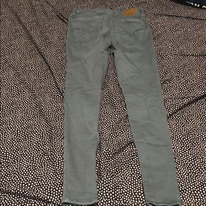 army green american eagle jeans